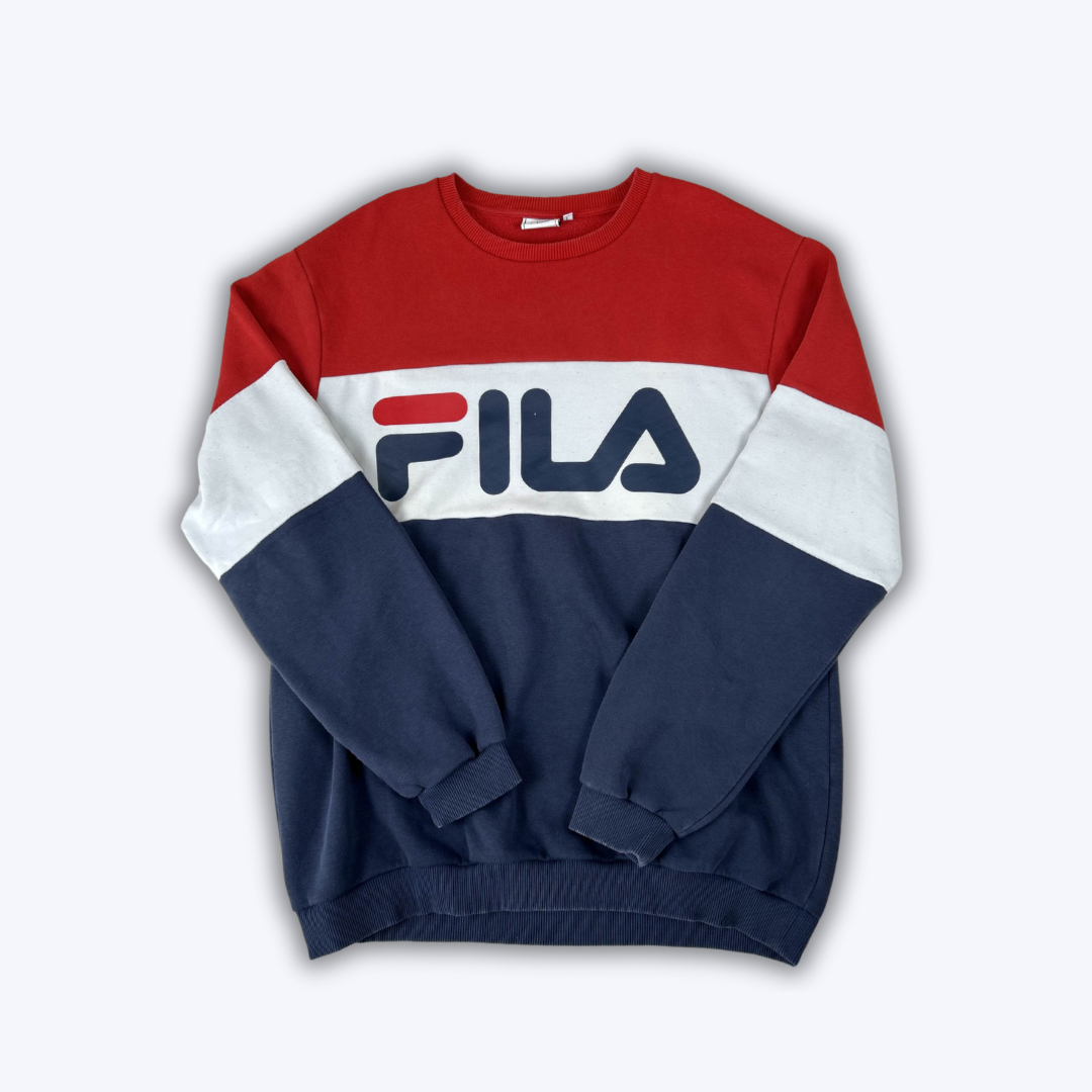 Pull fila femme bleu blanc rouge online