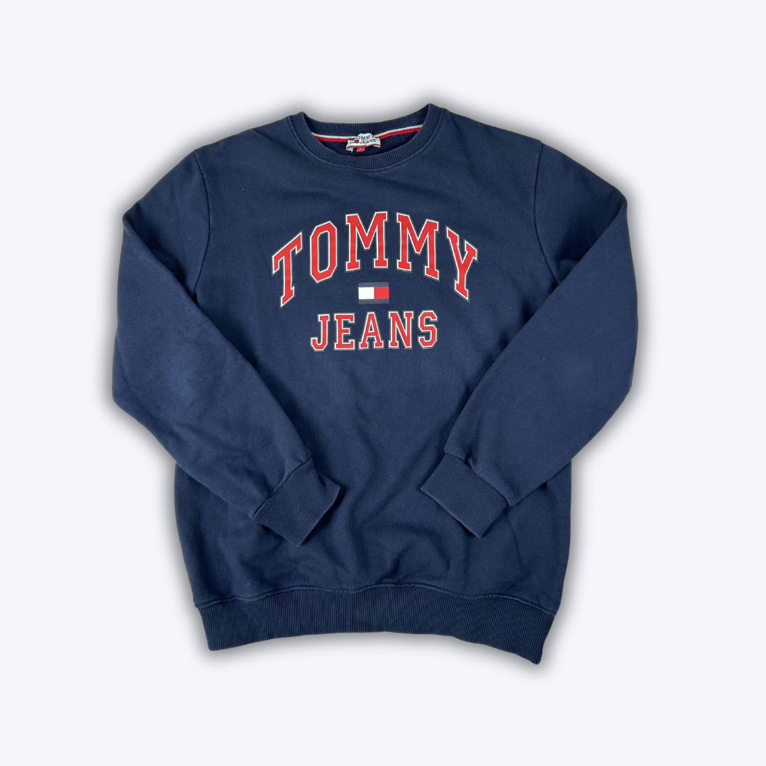 Pull Tommy Hilfiger bleu marine - S